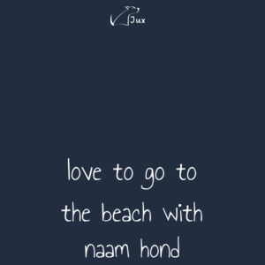 Men T-shirt beach gepersonaliseerd   Design