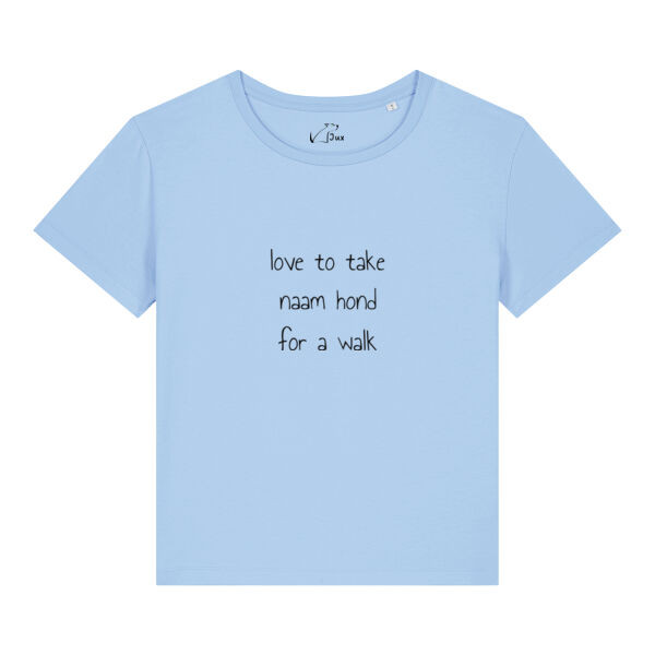 Women T-shirt walk gepersonaliseerd Thumbnail