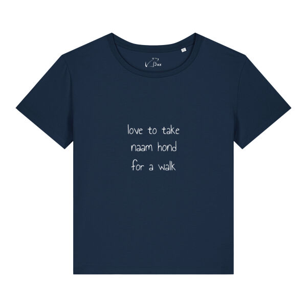 Women T-shirt walk gepersonaliseerd Thumbnail